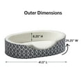 thumbnail image 3 of MidWest Homes for Pets QuiteTime Teflon Nesting Dog/Cat Pet Bed, Gray, 48 in, 3 of 7