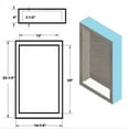 12 in. x 20 in. Shower Niche bonded with waterproof membrane (Tile