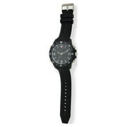 U.S. Polo Assn. Adult Male Analog Watch with Black Rubber Strap (US9766WM)