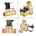 thumbnail image 4 of G1/2'' Brass Electric Solenoid Valve N/C 12v 24v G3/4'' Water Air Inlet Flow Switch For Solar Water Heater Valve ,Excellent Performance, 4 of 5