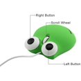 thumbnail image 2 of Super Cute Wired Mouse Cartoon Mini Mouse Novelty Portable Computer Mouse Unique Small Desktop Mouse Laptop Pc Mouse For Kids (green), 2 of 5
