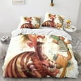 thumbnail image 2 of Interesting Duvet Cover Bedding Set,bedding Set With Pillowcases,innovative Microfiber Duvet Cover Sets,piece Pattern With Closure 135*200 Cm, 2 of 5