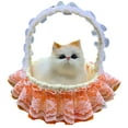 thumbnail image 2 of Poupée Chat Jouet Adorable : Poupée Animal Simulation Chaton Réaliste avec Panier, 2 of 7