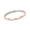 Pink - Gold Vermeil Plated silver, variant on 1/6 Ct Natural Diamond Eternity Band Ring for Women in 18KT Rose Gold Vermeil over 925 Sterling Silver Stackable Anniversary Promise Jewelry