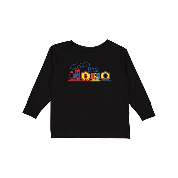 Inktastic Train Big Bro Boys Long Sleeve Toddler T-Shirt