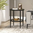 thumbnail image 2 of Henn&Hart 19.63" Black Side Table, 2 of 7