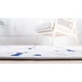 thumbnail image 3 of Unique Loom Metro Collection Modern Nautical Coastal Geometric Anchors Area Rug, for Kids, 5 x 8 ft, Light Gray/Ivory, 3 of 5