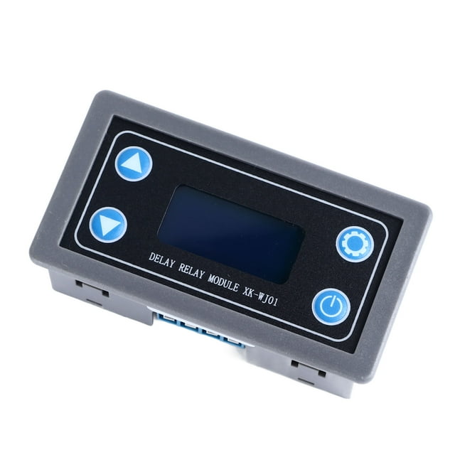 Module de Relais Programmable XY-WJ01 - Interrupteur à Délai 1 Canal avec Écran LCD, Contrôle DC/220V 6-30V, Déclencheur Niveau Haut/bas, Capacité de Sortie 10A/5A