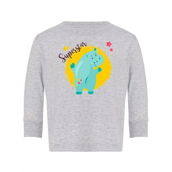Hippo Superstar Long Sleeve Toddler -Image by Shutterstock,  4 Toddler