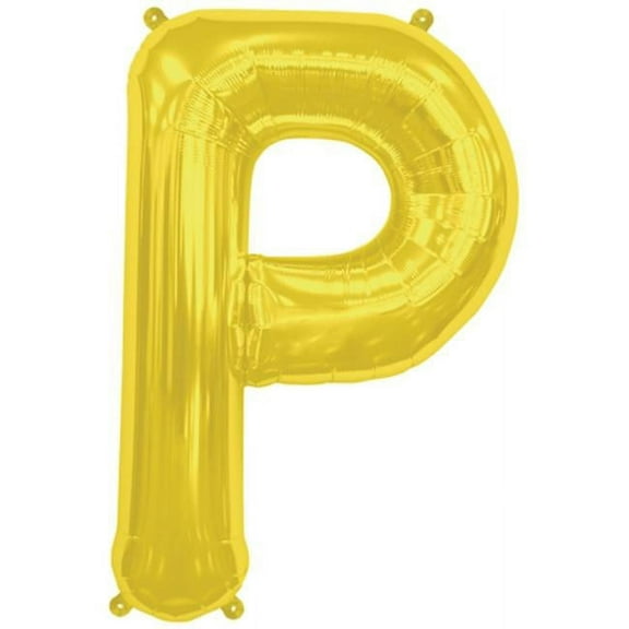 Loftus International KV-00582 16 in. Letter P Gold Balloon