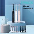 thumbnail image 3 of Cepillo de dientes eléctrico MSETGRD, paquete de 3 con 6 modos y 12 cabezales, 3 of 6