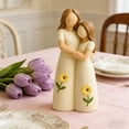 thumbnail image 6 of Mother and Daughter Statue Tabletop Commemorative Ornament Gifts for Mom from Daughter, Mother and Daughter Hugging Figurines for Mother's Day Christmas or Birthday Gifts, 6 of 9