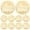 Golden, variant on WEUVEB Graduation Season Decoration Graduation Cap Cupcake Decorations Golden 10Pcs