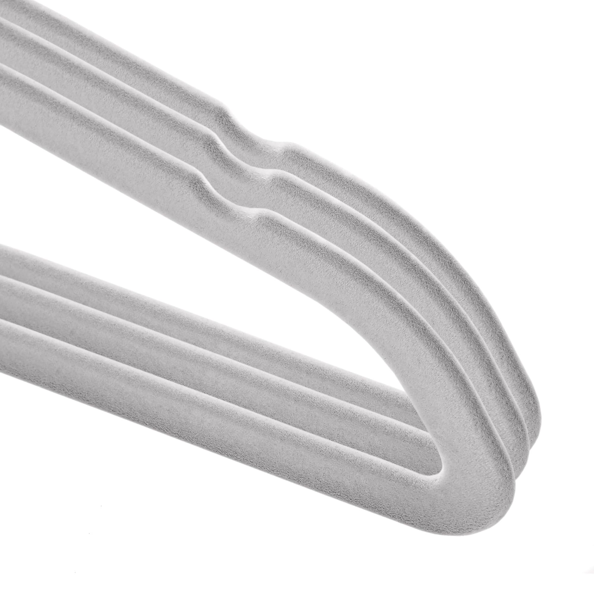 100 Hangers - 11" Size For & Clothes Gray