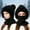 Black, variant on KANG Winter Warmth Fleece Lined Scarf Hat For Cold Weather Outdoor Activities Thermal Face
