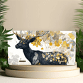 thumbnail image 4 of 1 Pcs 2D Flat License Plate Covers & Frames, Black Deer with For Decorative Front, Waterproof For Decoration Aluminum License Plate Covers & Frames Cover For Men Women, 12" X 6", 4 of 6