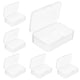 thumbnail image 3 of Cajas de almacenamiento transparentes para el hogar, cajas de embalaje de piezas pequeñas, tarjetas, 10 Uds., 3 of 7