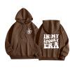 thumbnail image 1 of Wyzesi Sweatshirts Débardeur Femme Col Rond Manches Longues Imprimé Graphique Lettre Sweat à Capuche Pull Col Rond Coton, 1 of 6