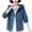 Blue, variant on Zpanxa Women's Ribbed Corduroy Jacket Hooded Y2K Vintage Button Up Long Sleeve Loose Fit Top