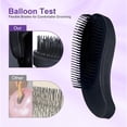 thumbnail image 3 of UYGDUY-Small Dog Brush- Grooming Tool for Teddy, Yorkies, Maltese, Shih Tzu, Chihuahua - Puppy Hair Brush (Black), 3 of 4