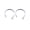 2Pcs*, variant on SmartBy 10/6/2Pcs Stainless Steel Nose Open Hoop Ring Body Piercing Stud Unisex Jewelry