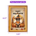 thumbnail image 5 of Happy Halloween Chihuahua Witches Hat Pumpkin Carving Acrylic Plaque with Wood Photo Frame Box Dog Lover Gifts Idea Light Box - 02019, 5 of 5