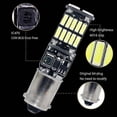 thumbnail image 4 of 2PCS BA9S BAY9S BAX9S T4W H6W 4014 26SMD Interior car light Instrument car light bulb lamp dome car light Canbus Side Wedge car light 12V 6000K, 4 of 5