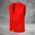 thumbnail image 1 of Unisex Pocket Work Vest for Everyday Wear Lightweight Construction Vest with Plain Design for Daily Casual Outings, 1 of 4