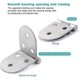 thumbnail image 5 of Folding Table Hinge Folding Hinge Garden Shed Accessorysilver-6pcs, 5 of 5