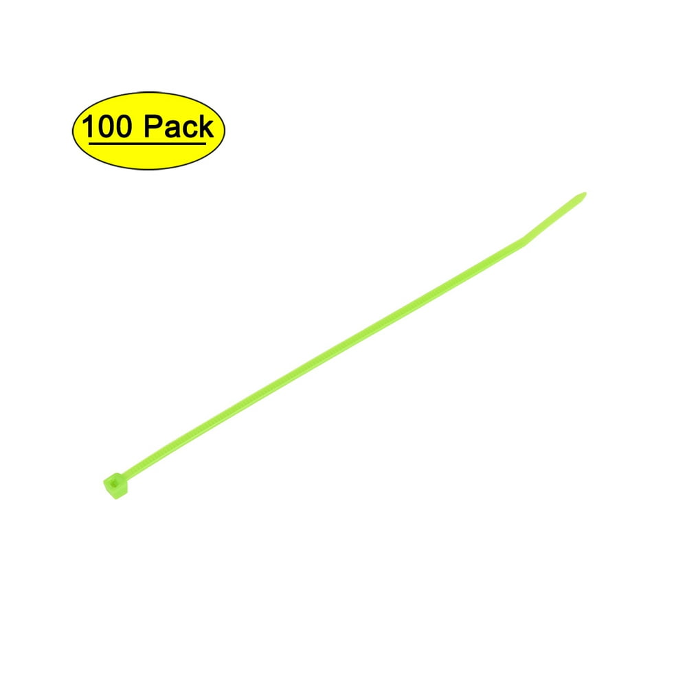 Cable Zip Ties 150mm x 2.5mm SelfLocking Nylon Tie Wraps Fluorescent