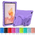 thumbnail image 7 of for Samsung Galaxy Tab A9 Plus 11.0" 2023 SM-X210/X215/X216B Cute Kids Case, 3D Cartoon Butterfly Stand Case Shockproof Flexible Silicone Hard Protective Tablet Cover, Lightpurple, 7 of 7