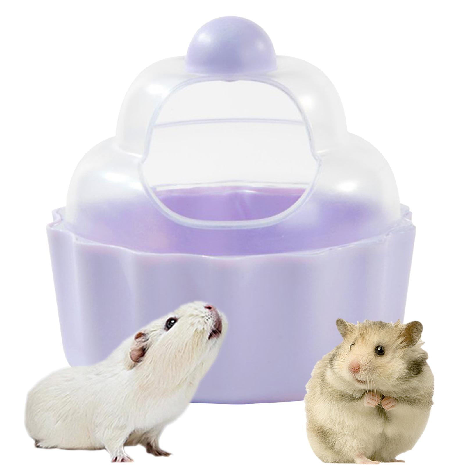 Hamster Sand Bath Box Sand Bath Container Pet Toy Hamster Bathroom Small Animal Bath House for