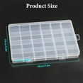 thumbnail image 2 of Fixed Plastic Organizer Box,1 Pc Clear 24 Grids Organizer Box,Compartment Storage Container,Visible Storage Box for Craft,Plastic Electronic Component Tool Box, 2 of 7
