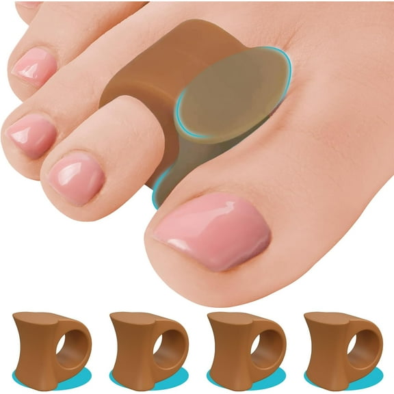 MQOUO New Bunion Relief Sleeve with Anti-Slip - Gel Cushion – 2-Pack Hallux Valgus Cover for Men and Women - Toe Spacer Socks with Pads for Comfort and Protection