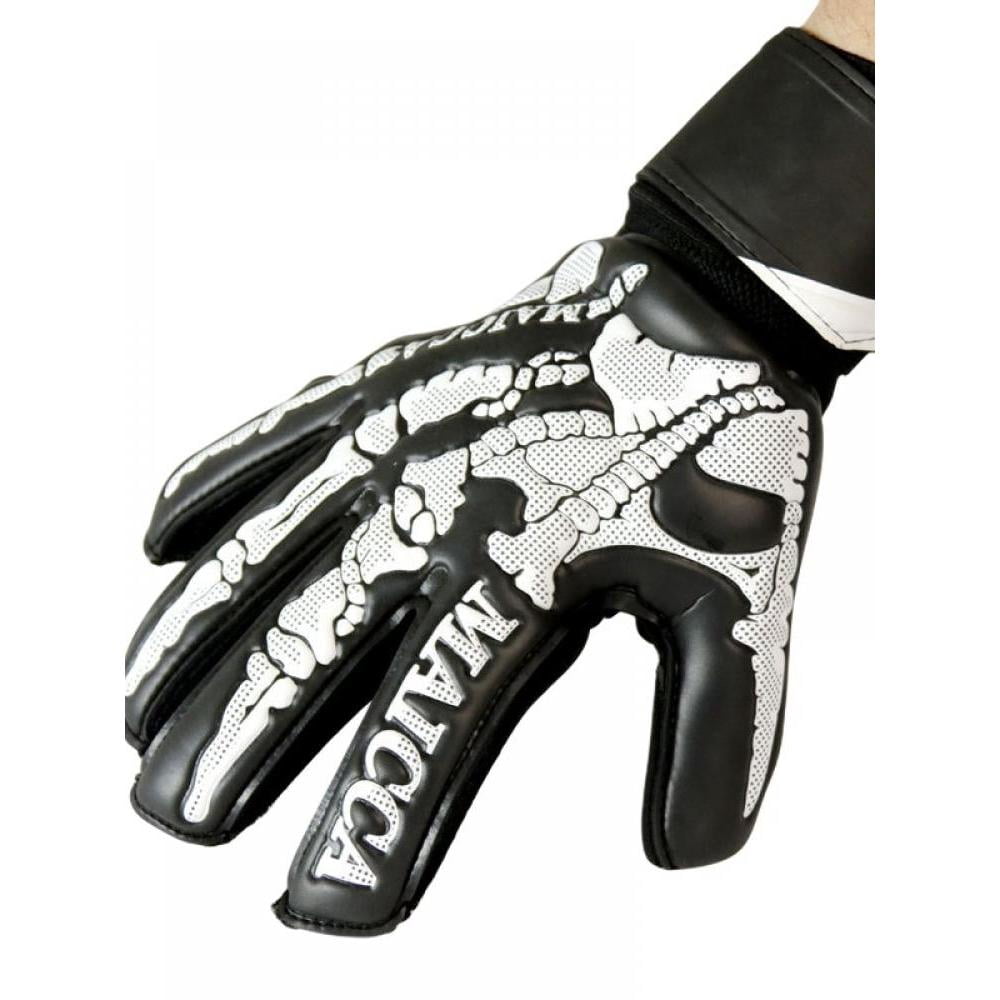 Football GoalKeeper Gloves with Fingersave Personalized Option:Size 7,8,9,10 