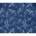 thumbnail image 4 of oneOone Cotton Flex Royal Blue Fabric Flower Artistic Fabric For Sewing Printed Craft Fabric By The Yard 40 Inch Wide, 4 of 4