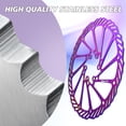 thumbnail image 3 of BUCKLOS 140mm 160mm 180mm 203mm MTB Disc Brake Rotor with 6 Bolts, Bicycle Brakes Stainless Steel Rotors M5 Screws, Opposite Hole Distance 44mm, fit Mountain Road Bikes MTB BMX, 3 of 7