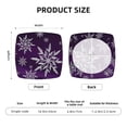 thumbnail image 6 of Uemuo Snowflake Gradient Purple Pattern Waterproof Square Couch Cushion Covers, Magic Sofa Covers Washable, Stretch Sofa Seat Cushion Slipcovers, 6 of 9