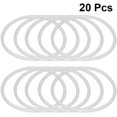 thumbnail image 2 of 20 Pcs Anneaux Attrape-Rêves Anneaux en Plastique Cerceaux Macramé Cerceaux pour Bricolage Attrape-Rêves Fournitures (13cm), 2 of 8