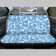 thumbnail image 6 of Uourmeti Car Seat Covers Stretchy Polyester, Compatible with Car Seats Vans Seats, for Trucks SUV, Blue Butterfly Print, 6 of 10