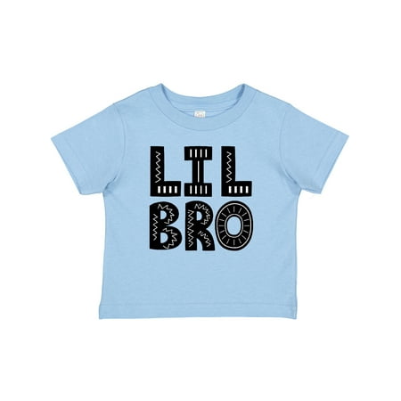 

Inktastic Little Brother Lil Bro Boys Outfit Gift Baby Boy T-Shirt