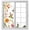 Orange Pink Purple, variant on Sun Blocking Glass Window Film, Sunflower Window Privacy Film Frosted, Summer Botanical Vintage Floral Spring Reusable Windows Privacy Sticker for Home Decor, Nursery, 23.6 x 78.7 Inches