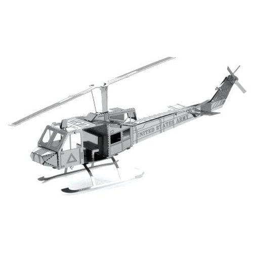 FASCINATIONS Uh-1 Huey Helicopter Plane 3 D Metal Earth Model Kit