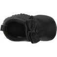 thumbnail image 5 of Hudson Baby Infant Girl Moccasin Shoes, Black, 6-12 Months, 5 of 8