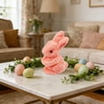 thumbnail image 5 of Tyidzon Easter Bunny Figurines Decorations, Mini Flocked Foam Rabbit, Small Table Home Party Spring Decor for Easter, 5 of 6