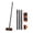 Orange, variant on 3 in 1 Weeding Wire Metal Brush Tools, Concrete Scrub Deck Brush with Long Iron Handle for Moss, Tough Stains on Paving, Garden, Patio, Pool, 46.26in