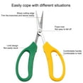 thumbnail image 6 of Garden Trimming Scissors | Stainless Steel Bent Blade Pruning Shears | Soft Grip Handle | Precision Gardening Tool for Grape, Fruit Tree, Flower, Indoor & Outdoor Use | 15.6x7.5cm | 1 Pack, 6 of 9