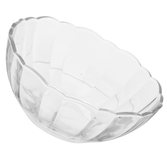 Niceauty Transparent Acrylic Salad Bowl Set for Kitchen Use Crack Resistant Serving (13.2cm)