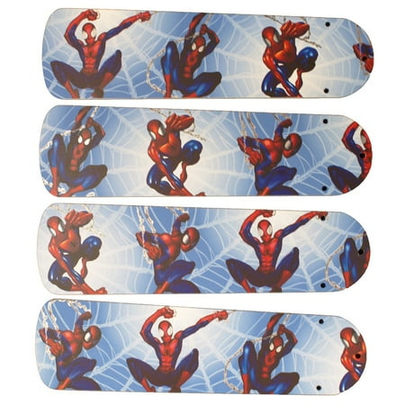 Spider Man Custom Designer 42in Ceiling Fan Blades Set Walmart Com