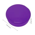 thumbnail image 4 of Unique Bargains 1 Pce Boîte de Rangement avec Miroir Rond Violet, 4 of 5